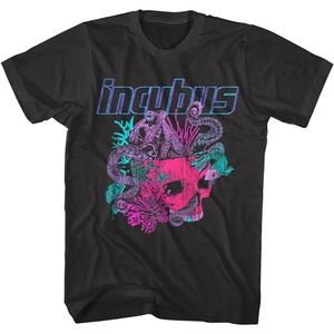 Incubus Octopus Skull Logo Vintage T Shirt